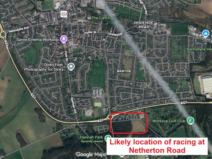Worksop - Cricket Club : Image credit Google maps